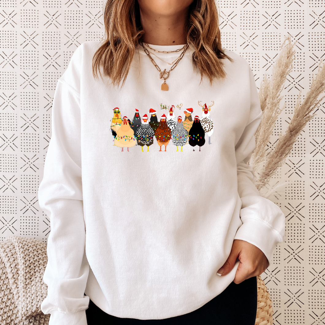 Chicken Santas Crewneck