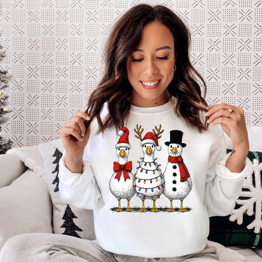 Festive Geese Crewneck
