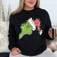 Load image into Gallery viewer, Peeking Grinch Crewneck
