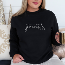 Load image into Gallery viewer, Resting Grinch Face Crewneck

