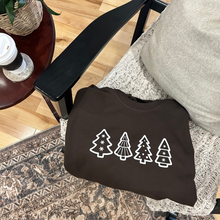 Load image into Gallery viewer, Gingerbread Trees Crewneck
