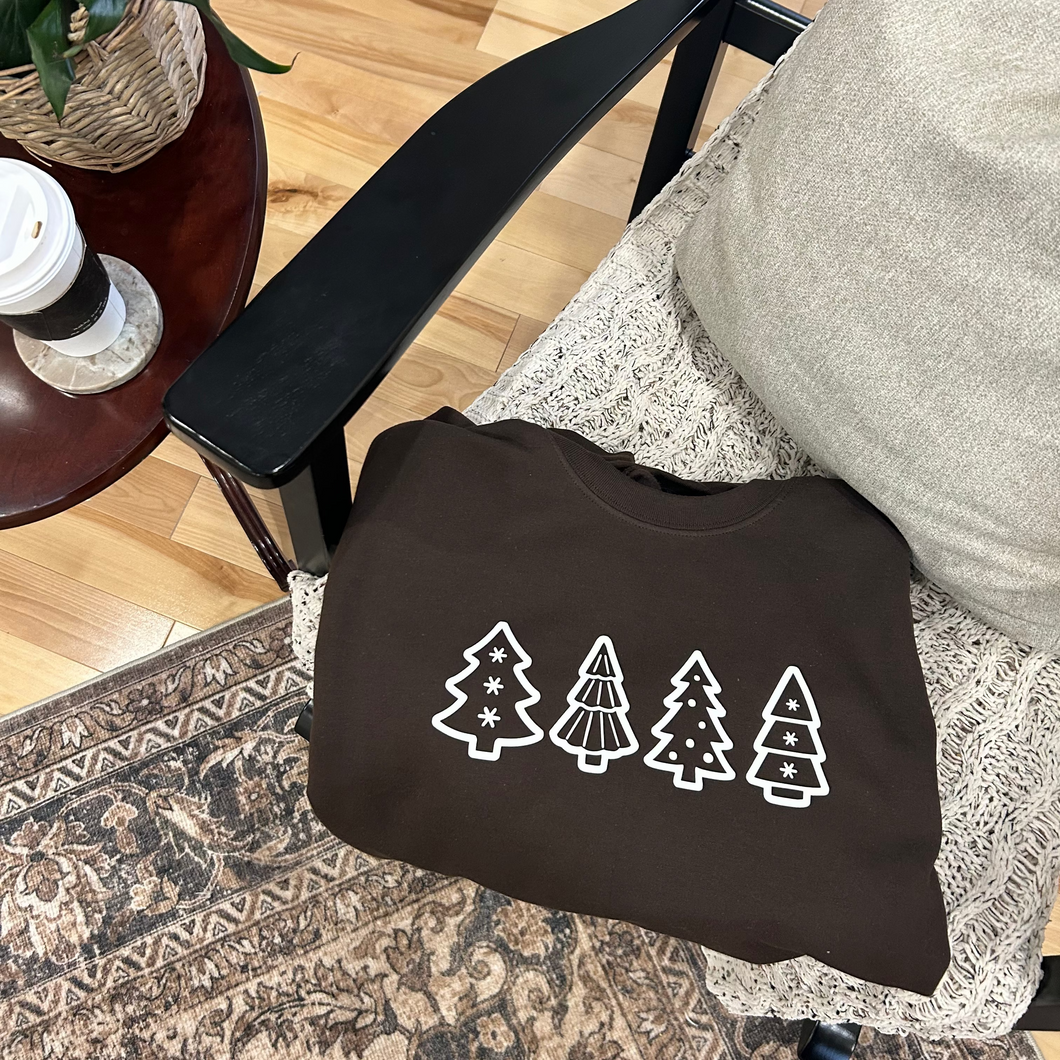 Gingerbread Trees Crewneck