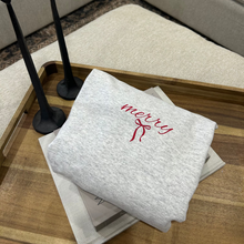Load image into Gallery viewer, Merry Bow Crewneck

