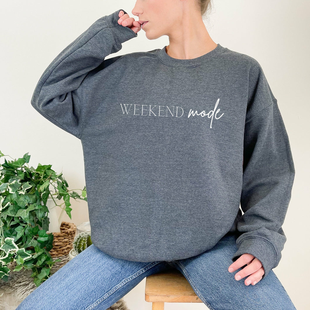 Weekend Mode Crewneck