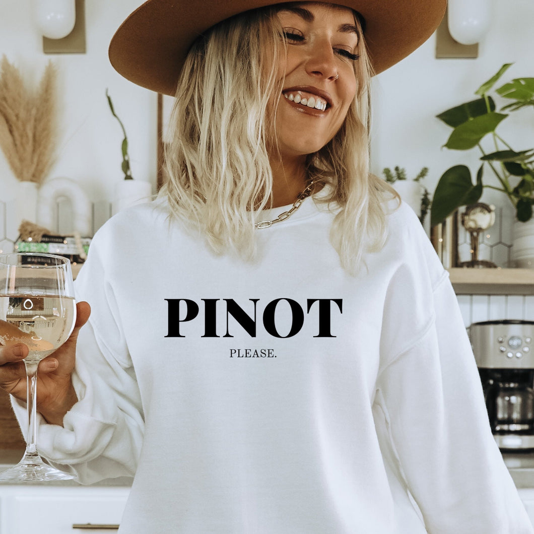 Pinot Please Crewneck